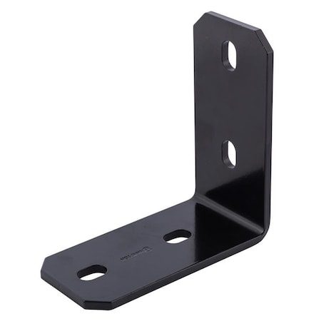 Hampton Hampton 3 in. H X 6.25 in. W X 1/4 in. D Black Steel Inside/Outside Corner Brace 02-3405-126